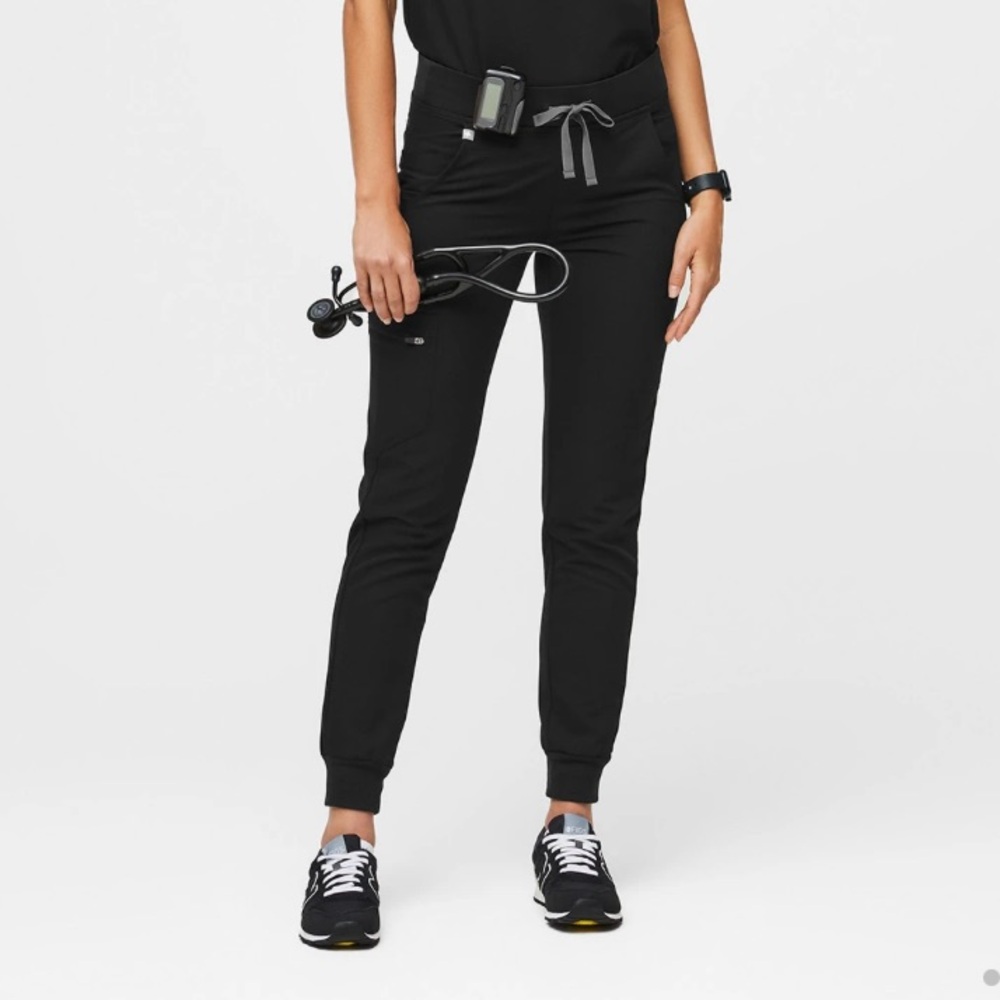 Figs Black Jogger Pants